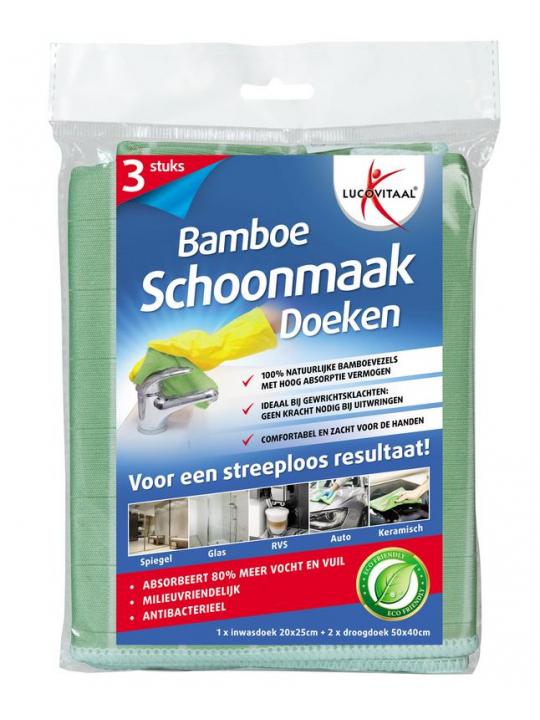 Bamboe schoonmaakdoek