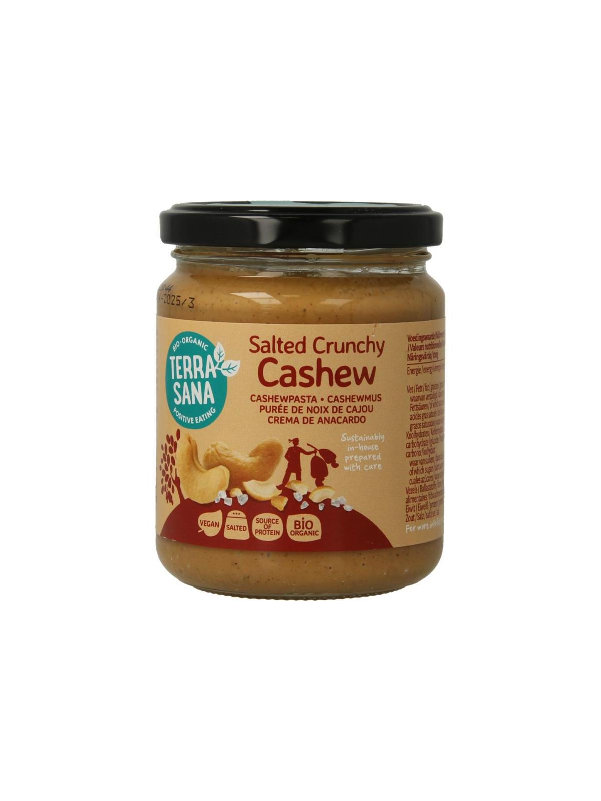 Cashewpasta crunchy met himalayazout bio