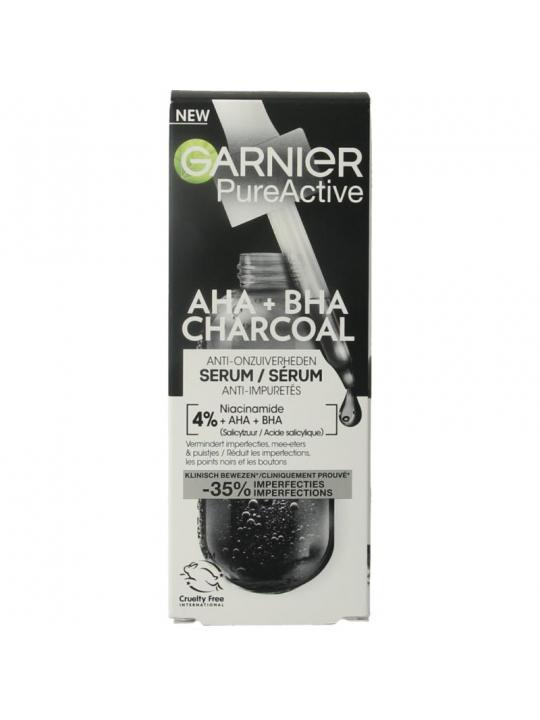 PureActive AHA + BHA charcoal serum