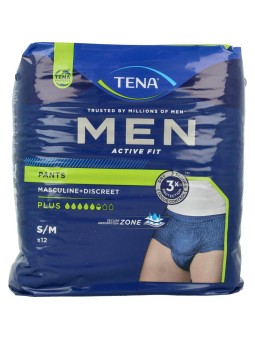 Men active fit pants plus small/medium