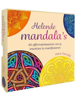 Helende mandala's affirmatiekaarten