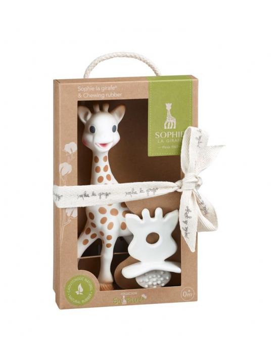 So pure bijtspeeltje in geschenkdoosje met strik