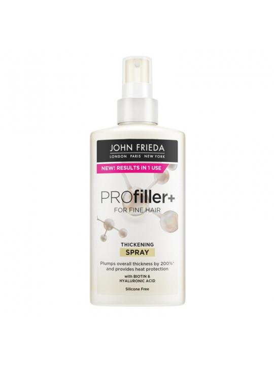 Spray profiller thickening