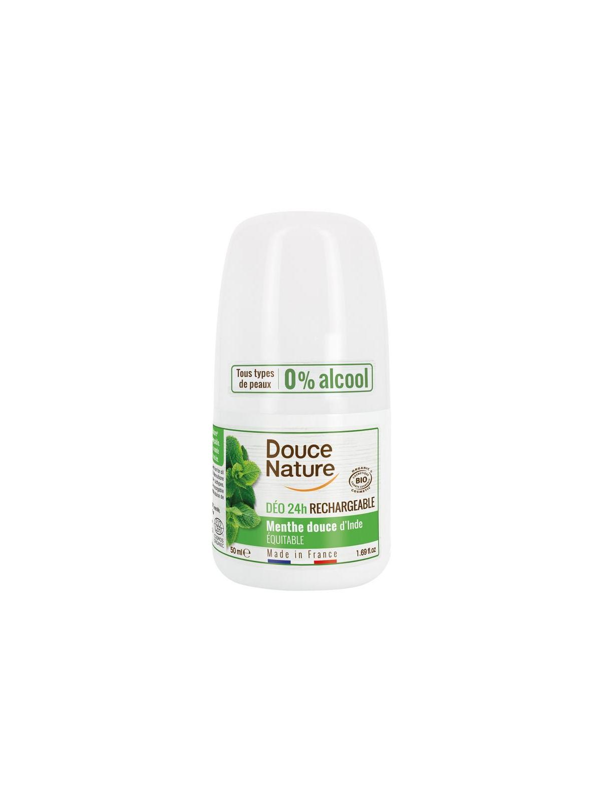 Deodorant roll on mint hervulbaar