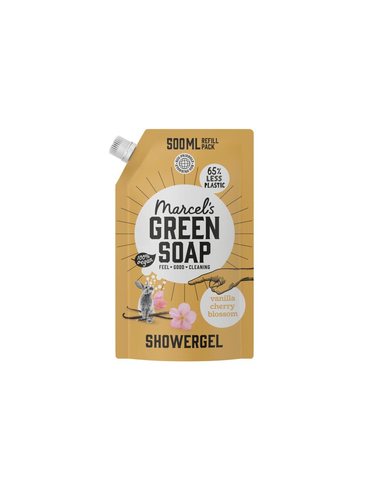 Showergel vanille & kersenbloesem navulling