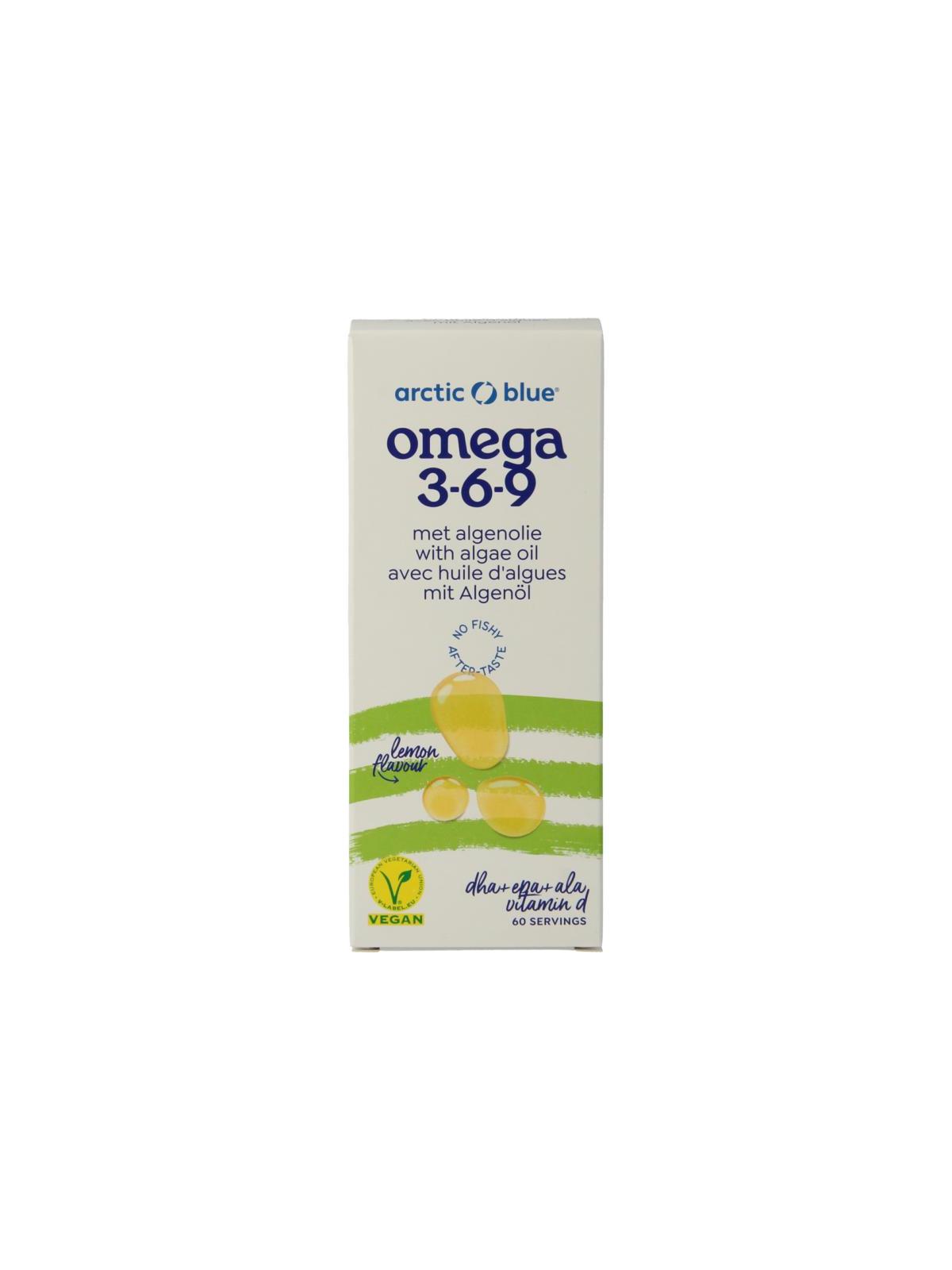 Hennepzaad- en algenolie DHA, EPA, ALA, vitamine D