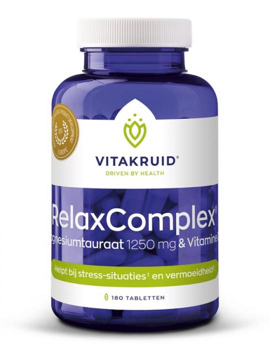 RelaxComplex 1250 mg magnesiumtauraat & D3