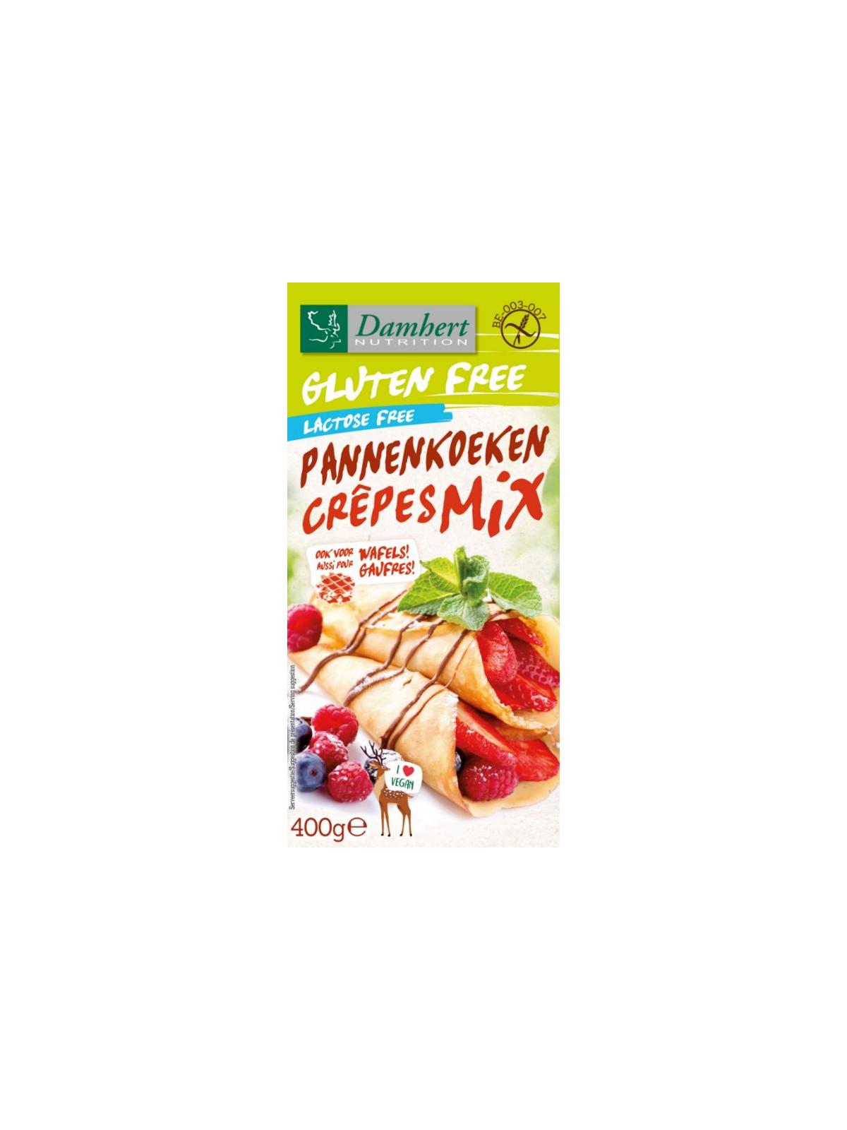 Pannenkoeken en wafelmix gluten- & lactosevrij