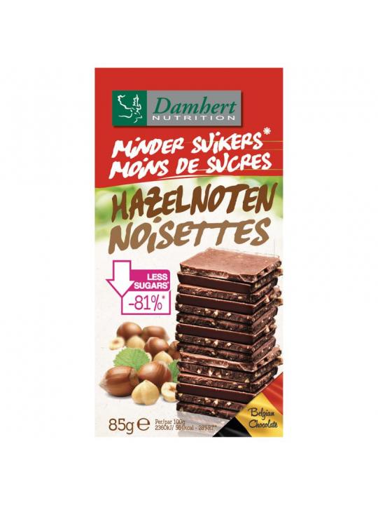 Chocoladetablet noten minder suikers