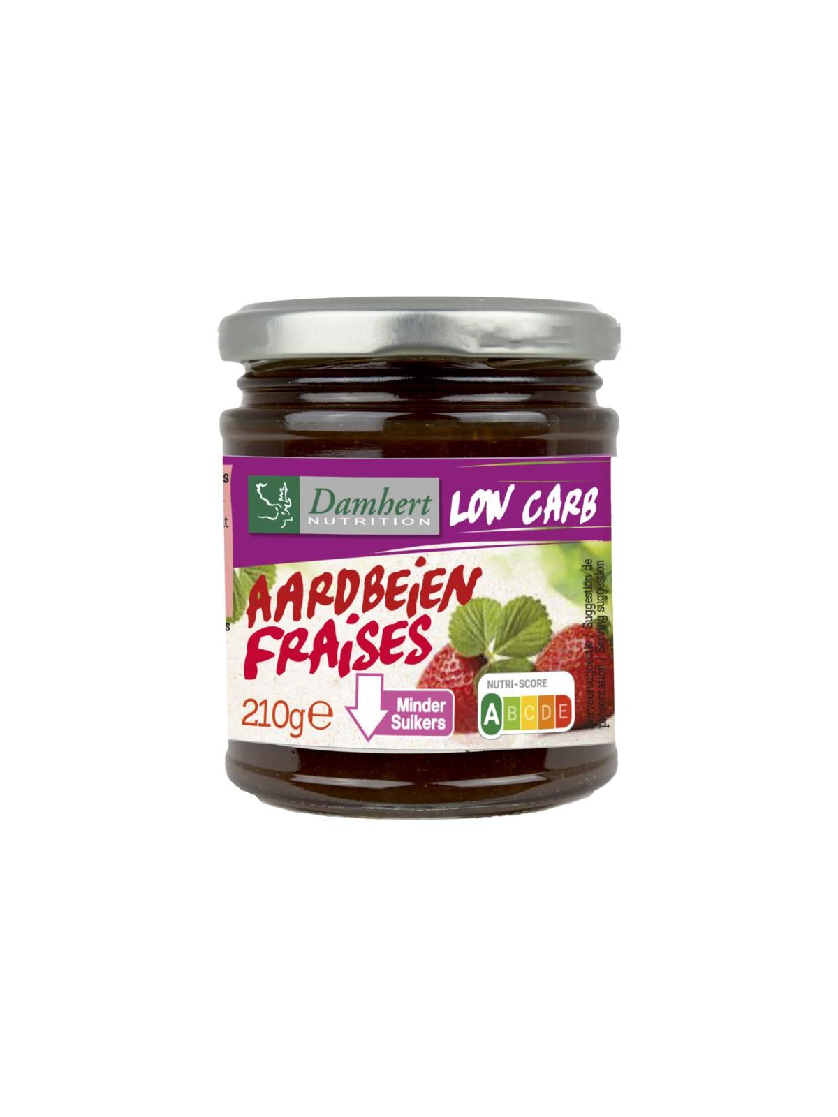 Confituur aardbei low carb