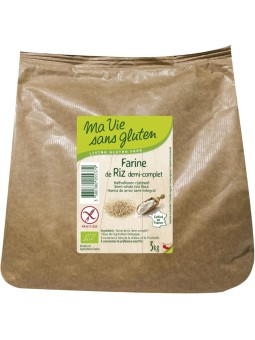 Rijstmeel halfvolkoren glutenvrij bio