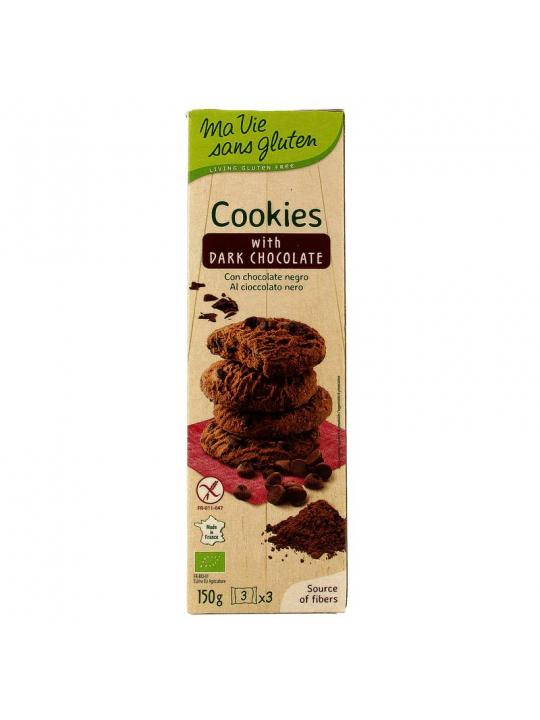 Koekjes met pure chocolade glutenvrij bio