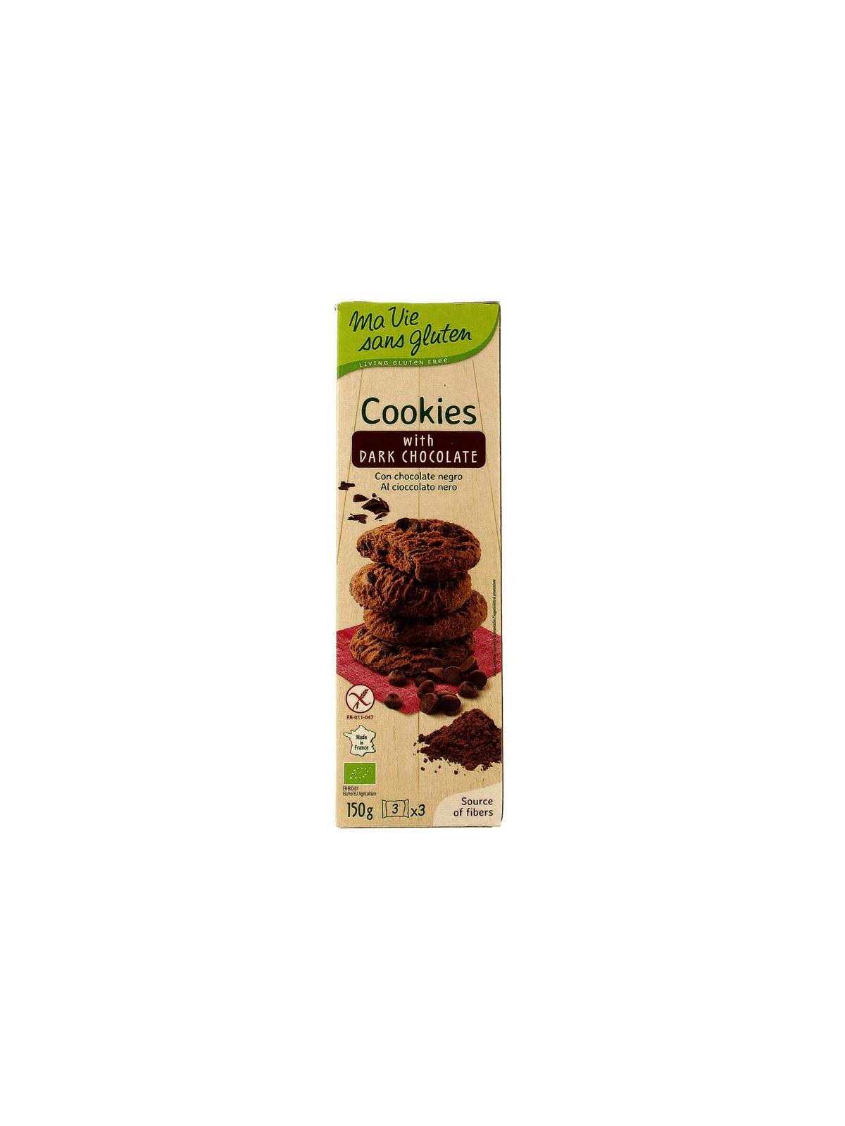 Koekjes met pure chocolade glutenvrij bio