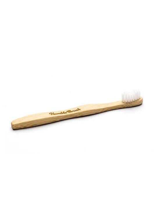 Tandenborstel bamboe kids wit brush soft