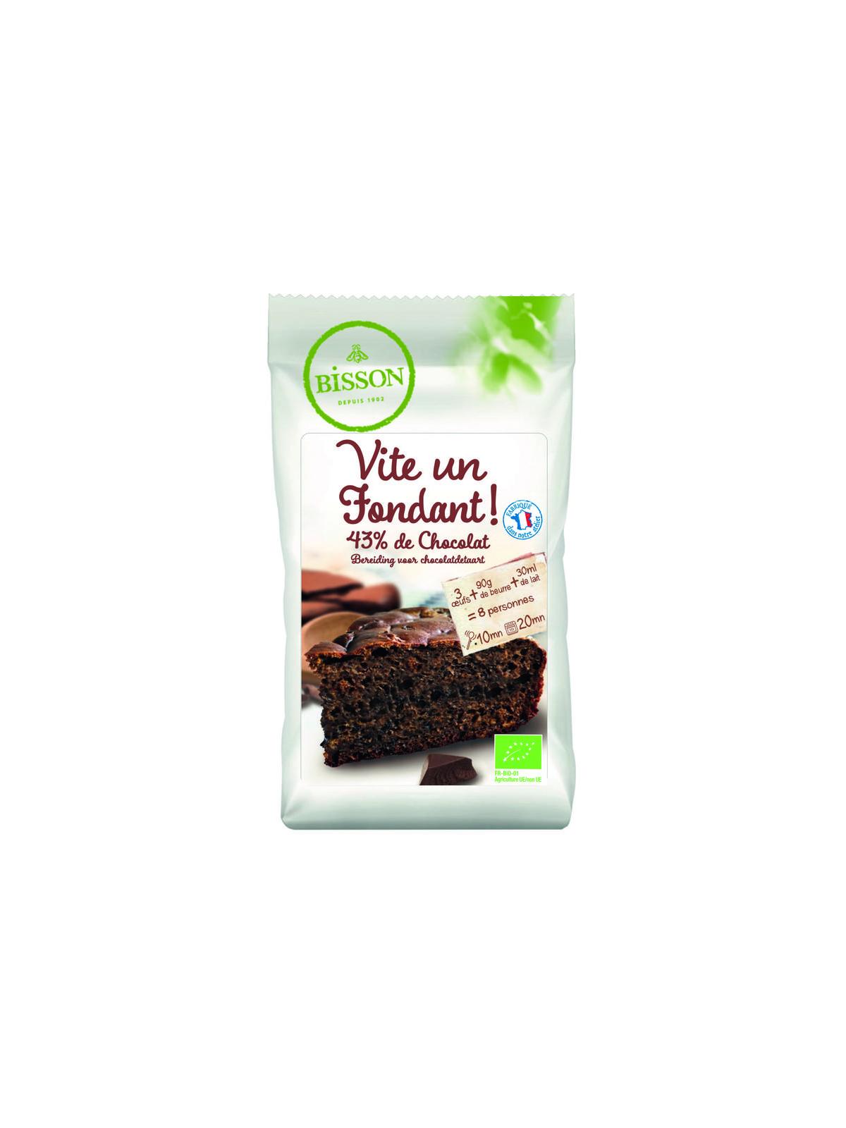 Bakmix voor chocoladecake bio