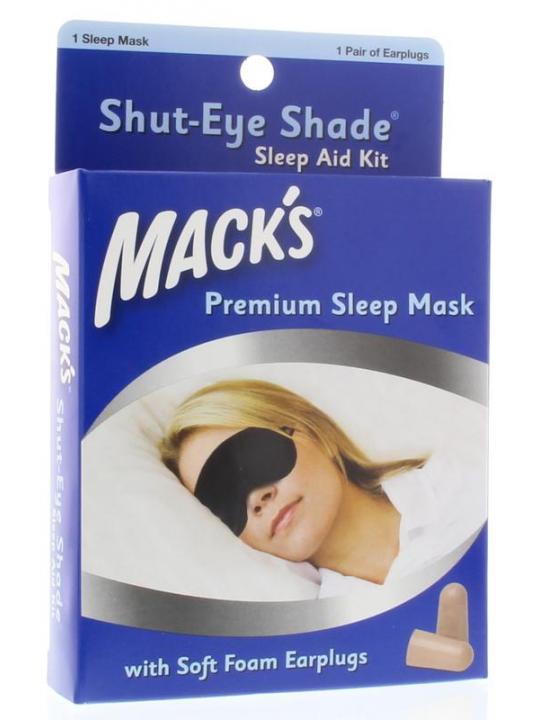 Shut eye shade sleep mask