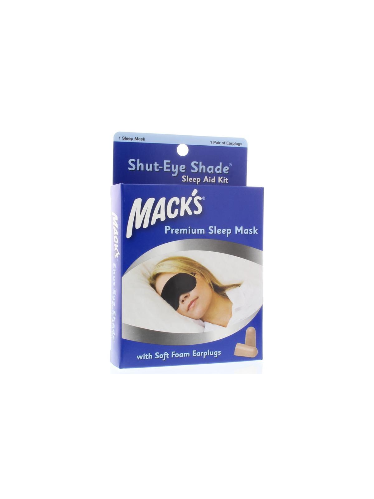 Shut eye shade sleep mask