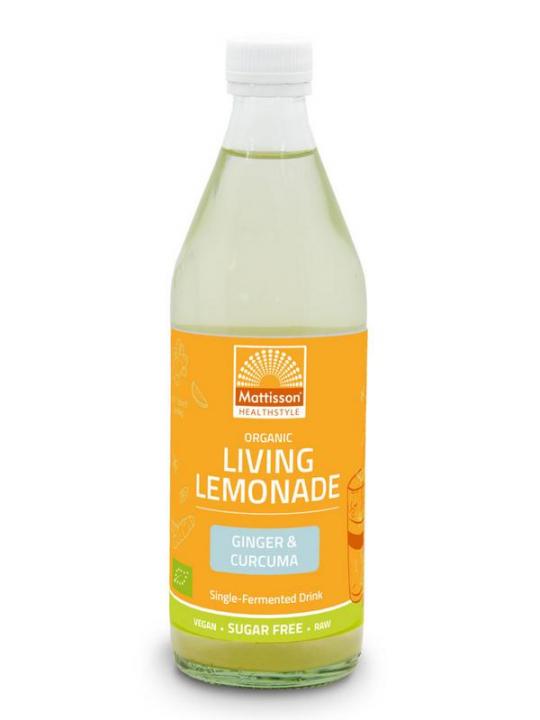 Living lemonade ginger & curcuma bio