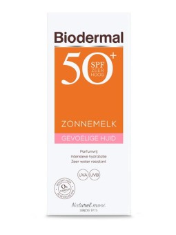 Zonnemelk gevoelige huid SPF50+