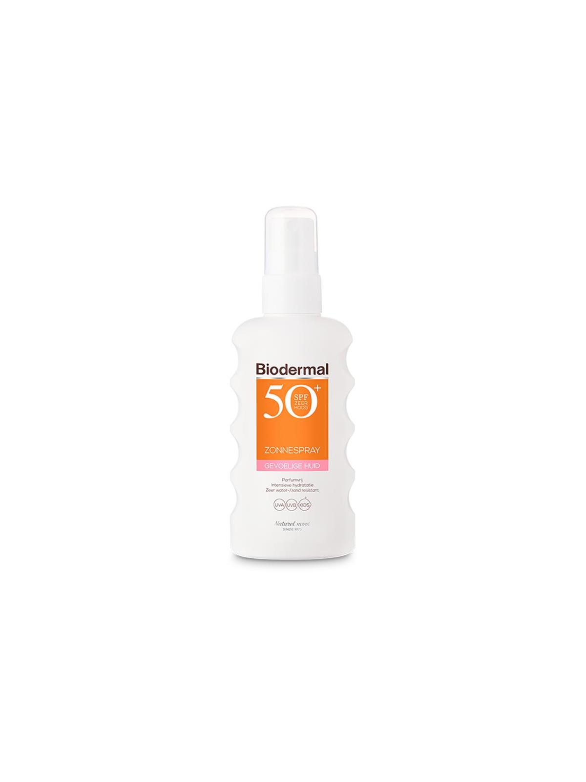 Zonnespray gevoelige huid SPF50+