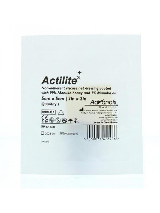 Actilite manuka non adh. netverband viscose 5 x 5