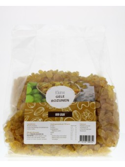 Gele sultana rozijnen