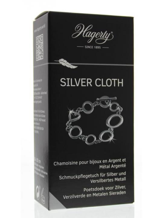 Silver cloth 30 x 36cm