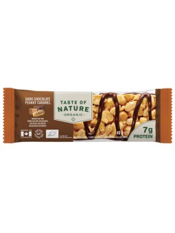 Dark chocolate peanut caramel bio