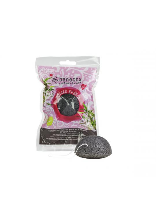 Konjac spons black bamboo