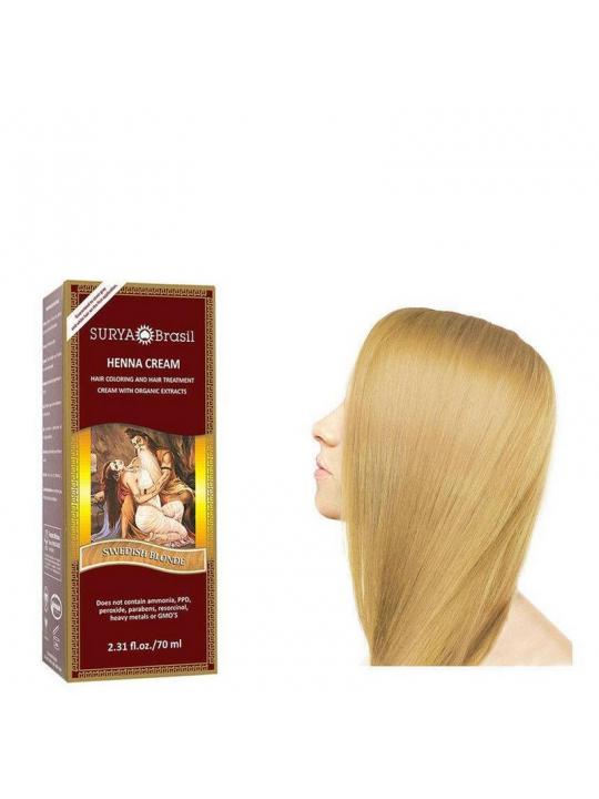 Henna haarverf cream Swedish blonde