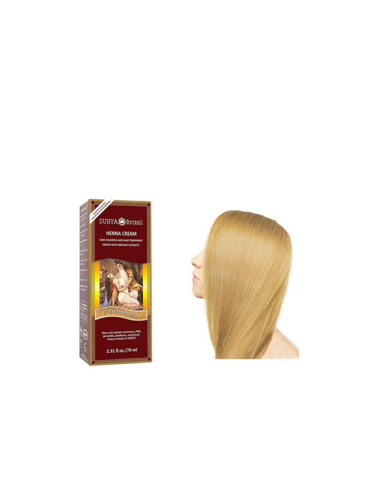 Henna haarverf cream Swedish blonde