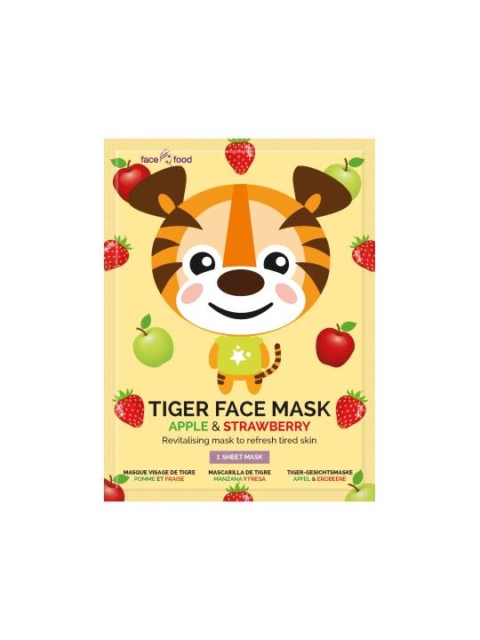 Tiger sheet face mask apple & strawberry