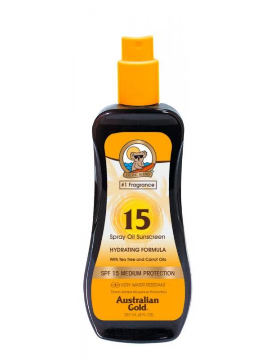 Spray oil SPF15