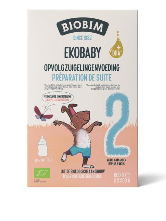 Ekobaby 2 opvolg zuigelingenvoeding 6+ maanden bio