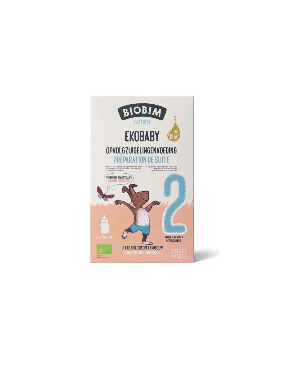 Ekobaby 2 opvolg zuigelingenvoeding 6+ maanden bio