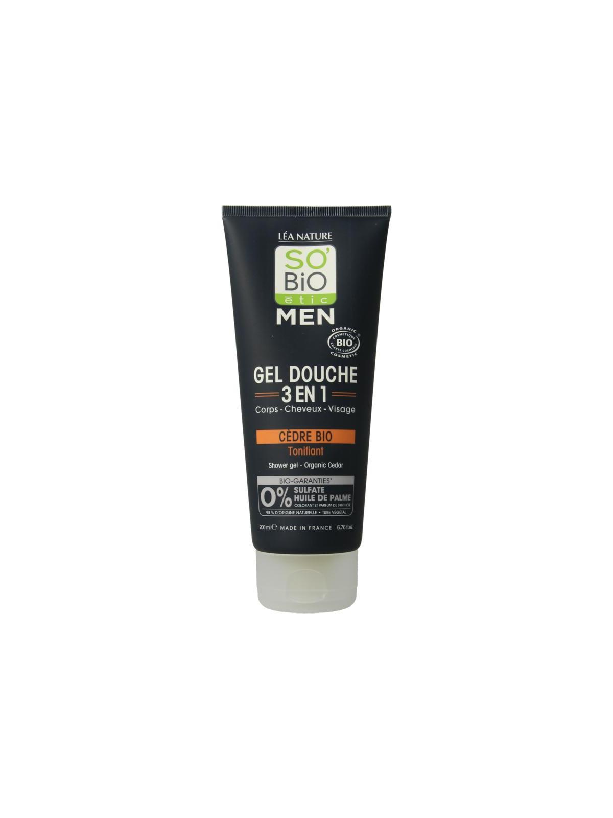 Showergel for men 3 in 1 cedar