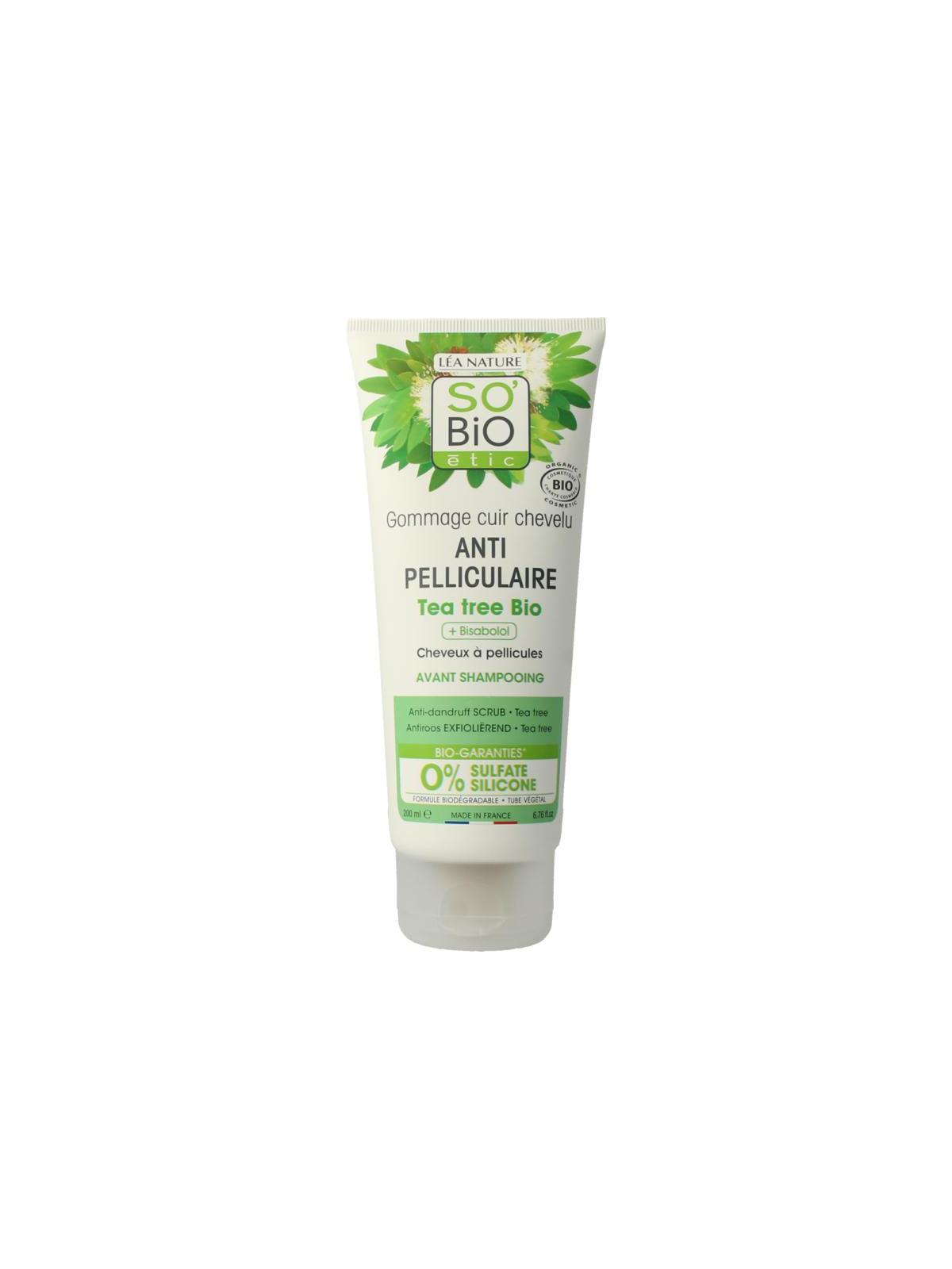 Haarscrub anti roos tea tree