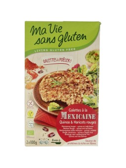 Mexicaanse quinoaburgers 2 x 100g glutenvrij bio