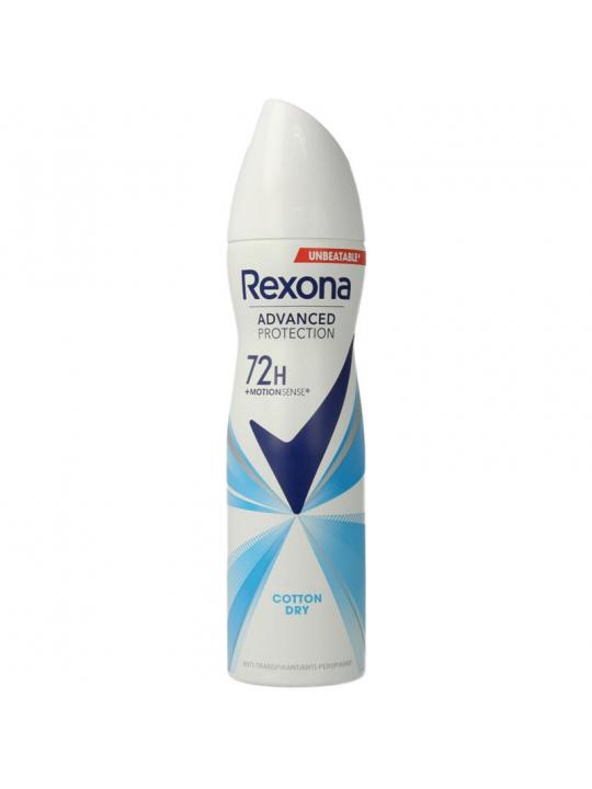 Deodorant spray cotton dry