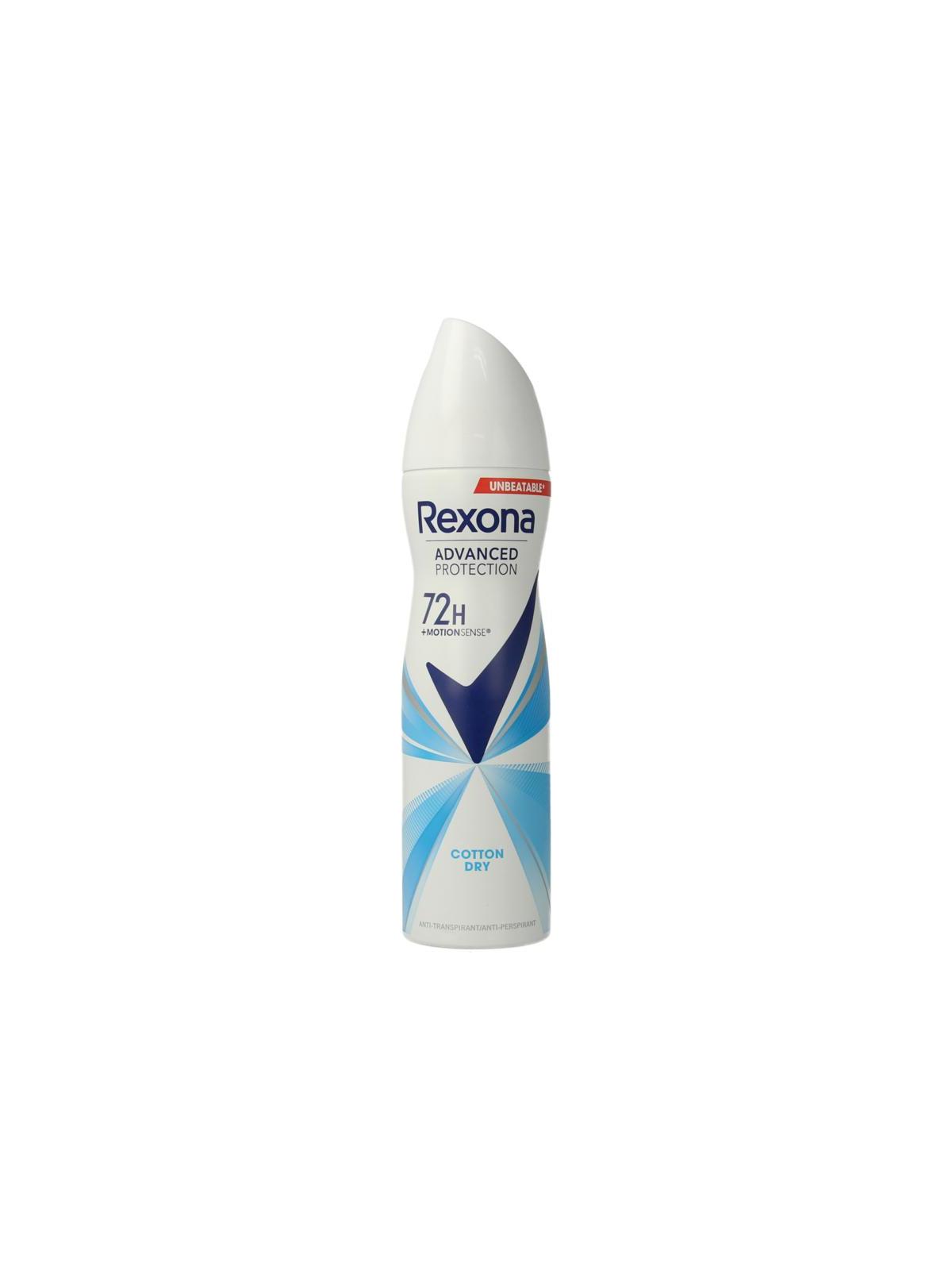 Deodorant spray cotton dry