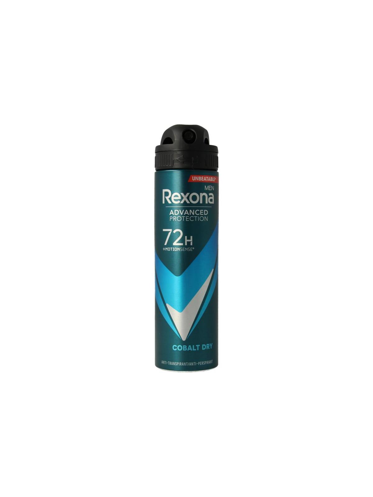 Men deodorant spray dry cobalt