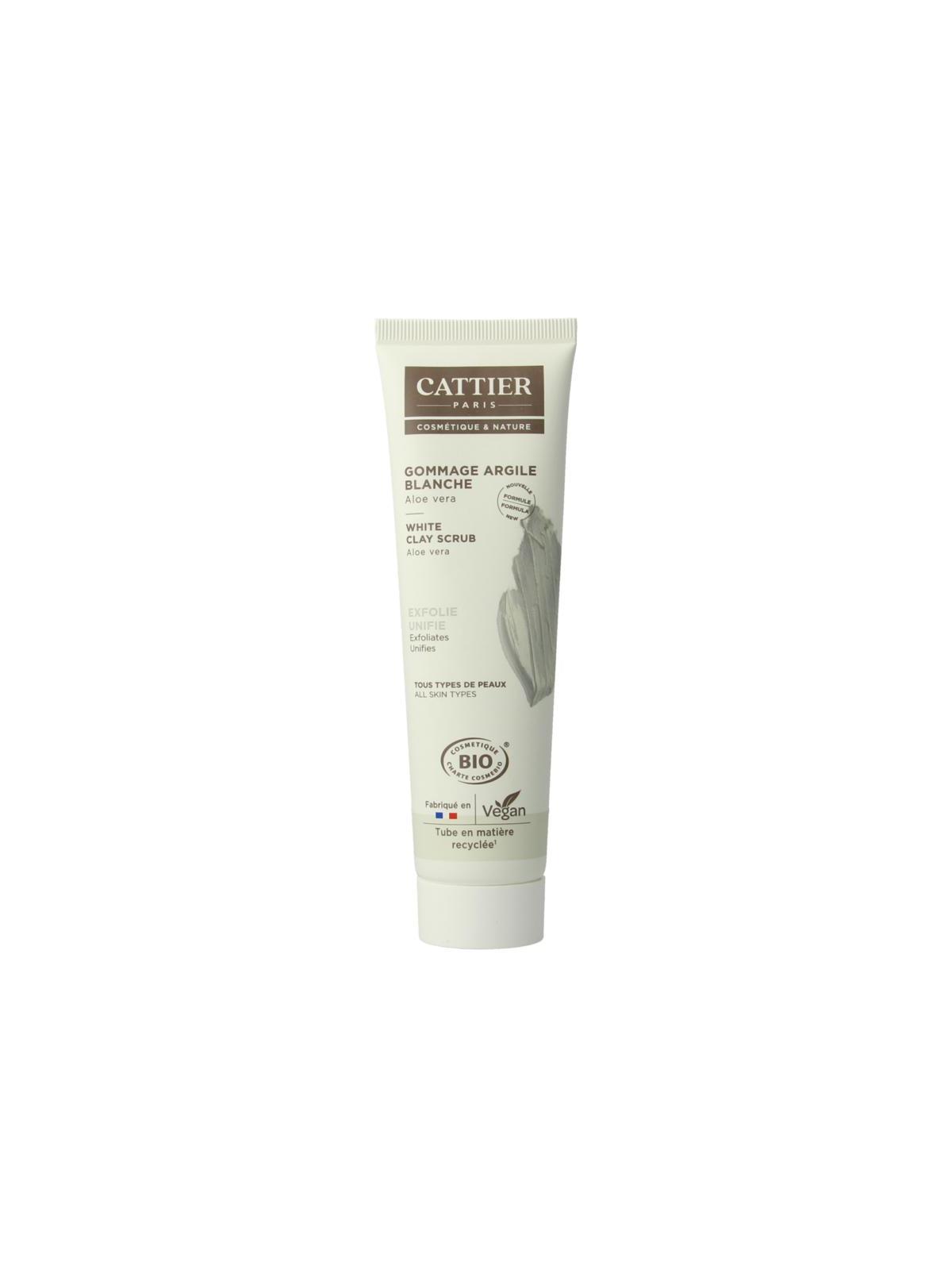 Witte klei peeling