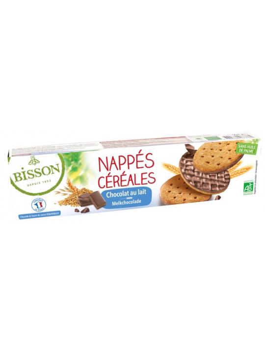 Pure chocolade frosted granenkoekjes bio