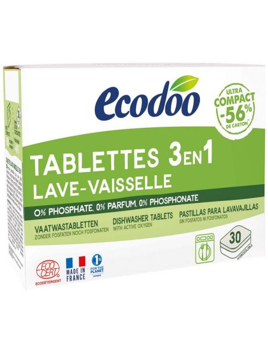 Vaatwastabletten 3-in-1 geconcentreerd eco