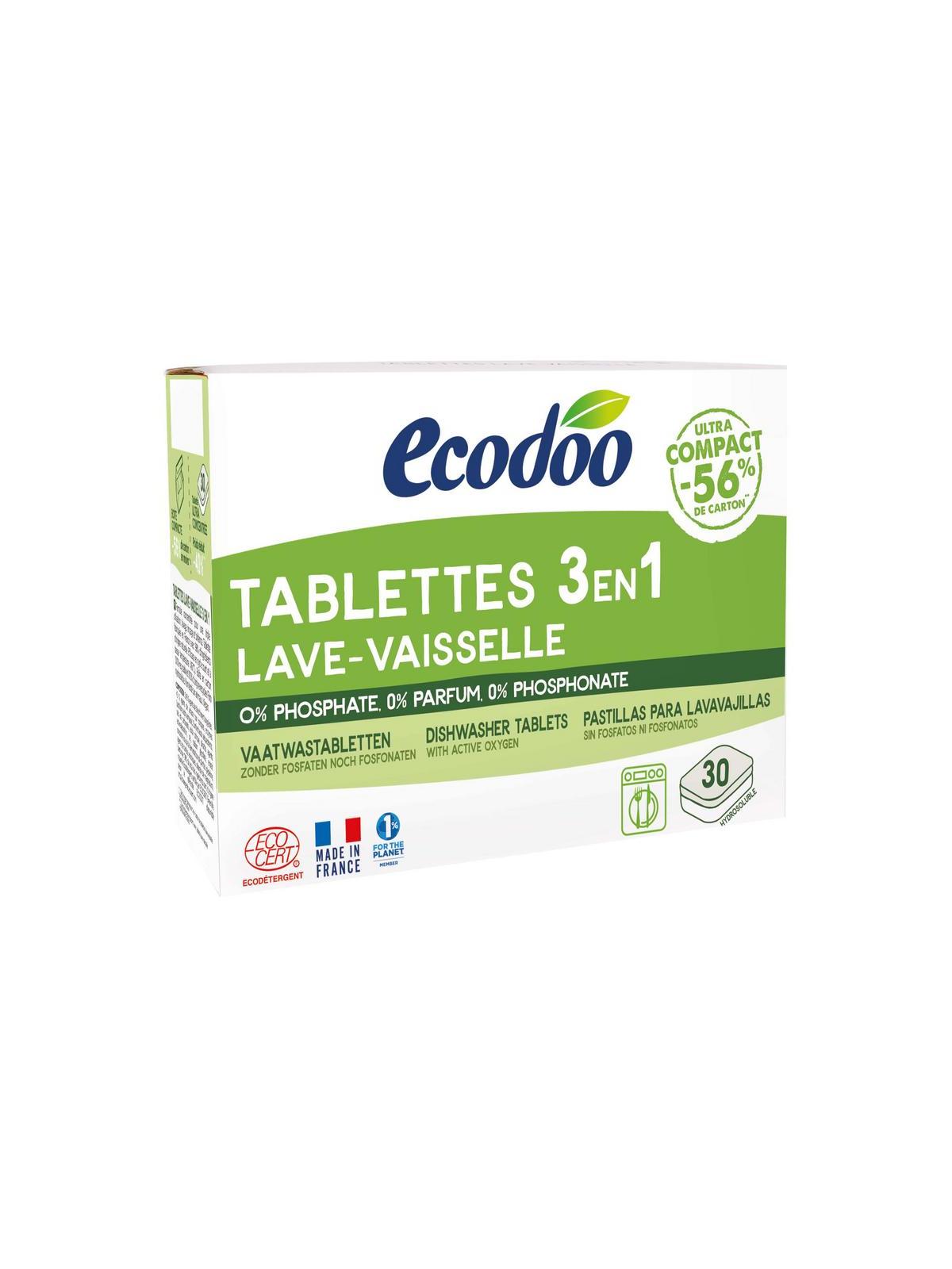 Vaatwastabletten 3-in-1 geconcentreerd eco