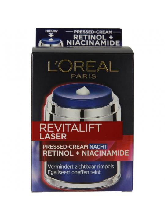 Revitalift laser pressed-cream nachtcreme