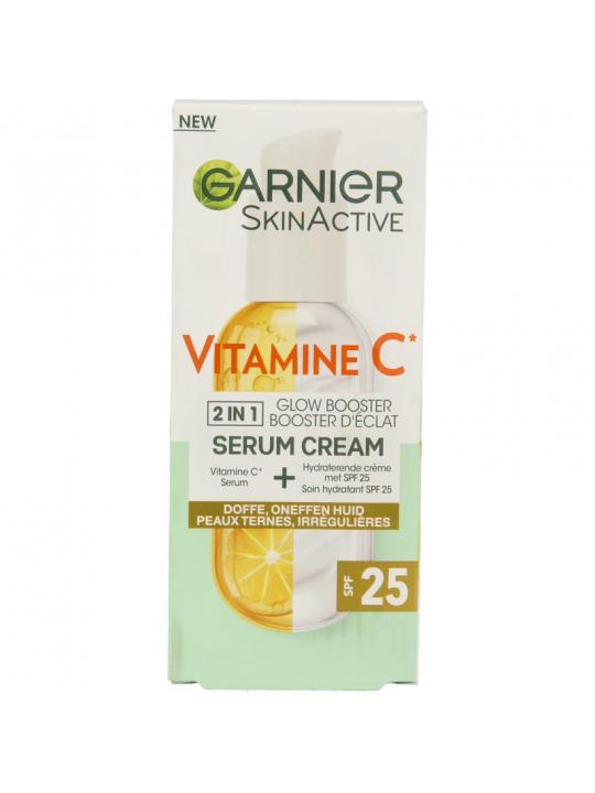 SkinActive vitamine C serum cream SPF25