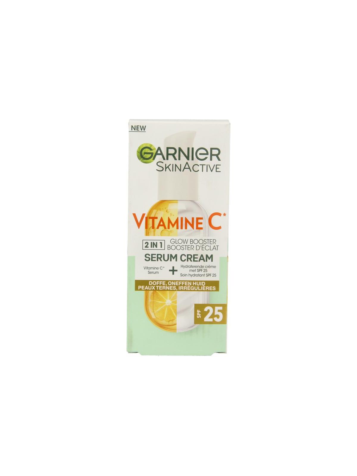SkinActive vitamine C serum cream SPF25