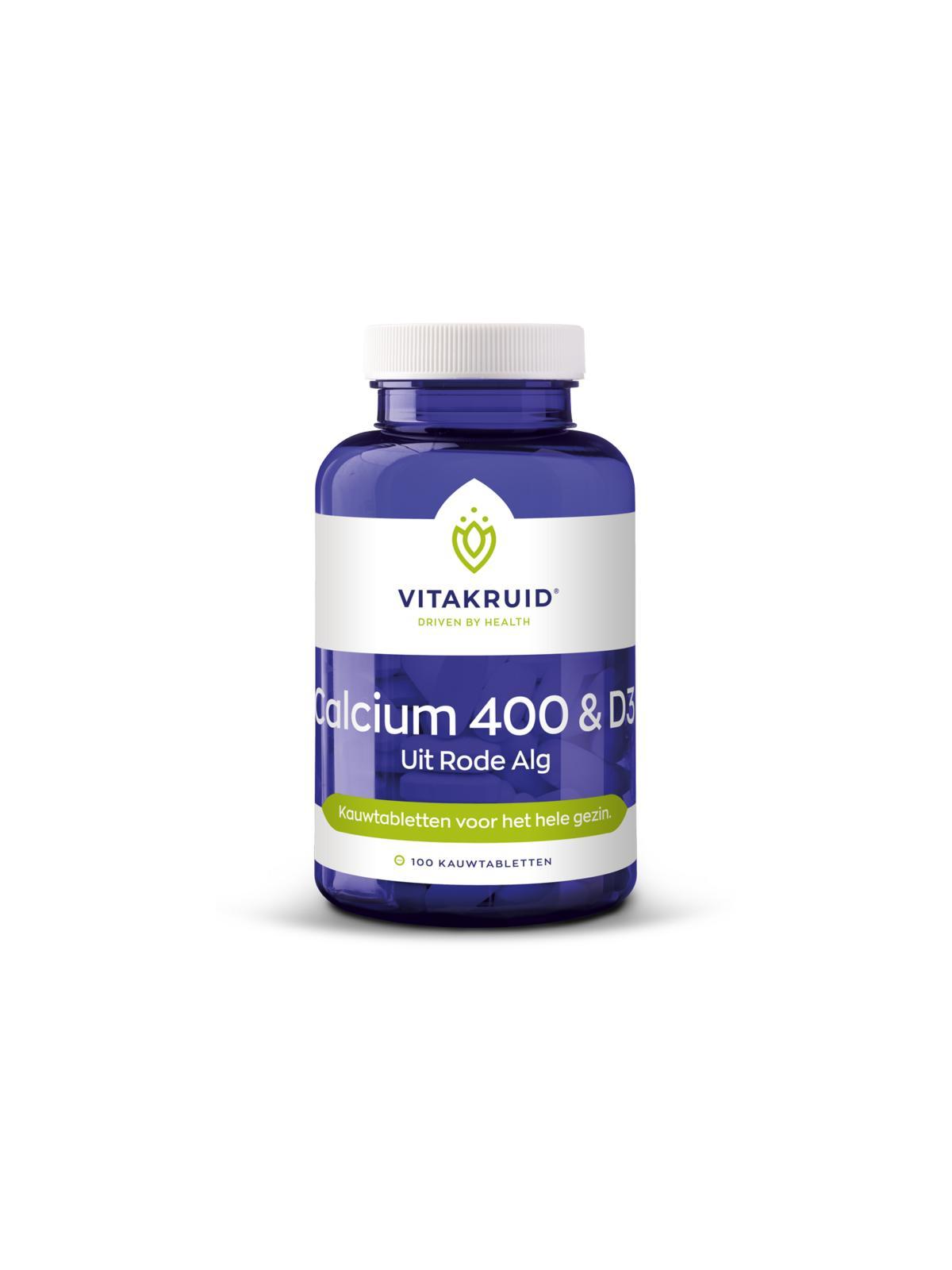 Calcium 400 & D3 uit rode alg