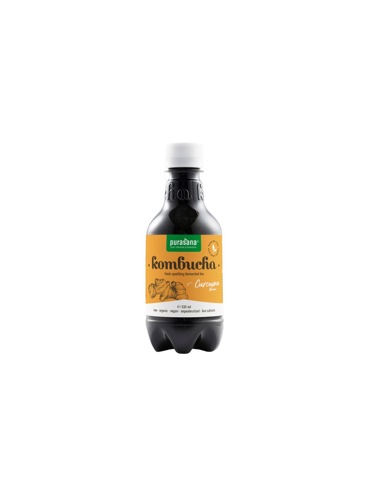 Kombucha curcuma vegan bio